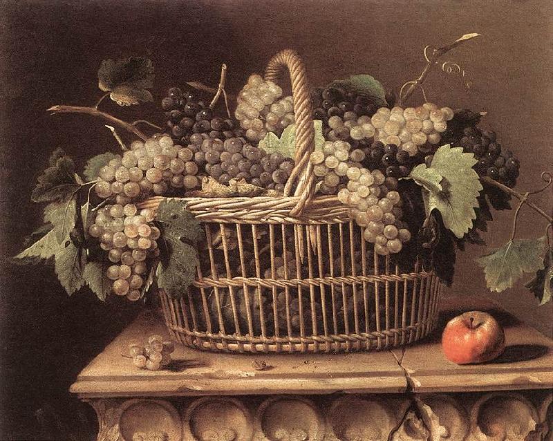 DUPUYS, Pierre Basket of Grapes dfg France oil painting art